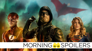 Our First Look at the CW's Superhero Crossover, <i>Venom</i> Adds a Familiar Face, and More